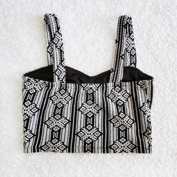 Aztec Crop Top - Picture 2 of 2